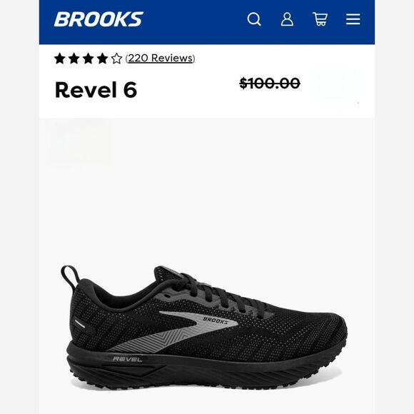 Brooks Men's Revel 6 Running Sneakers - Picture 9 of 9